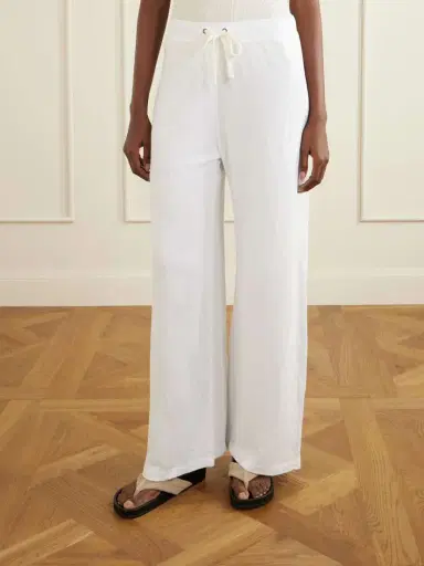 James Perse Cotton-terry Wide-leg Track Pants | Thumbnail 3 James Perse Cotton-terry Wide-leg Track Pants | Thumbnail 3