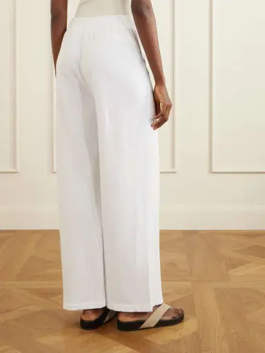 James Perse Cotton-terry Wide-leg Track Pants | Thumbnail 4 James Perse Cotton-terry Wide-leg Track Pants | Thumbnail 4