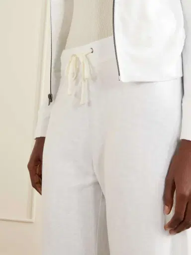 James Perse Cotton-terry Wide-leg Track Pants | Thumbnail 5 James Perse Cotton-terry Wide-leg Track Pants | Thumbnail 5