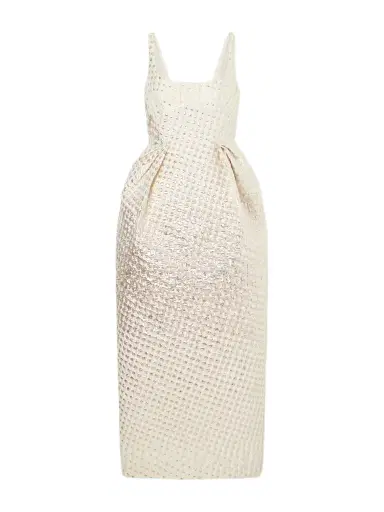 Christopher John Rogers Metallic Jacquard-woven Gown | Thumbnail 1 Christopher John Rogers Metallic Jacquard-woven Gown | Thumbnail 1