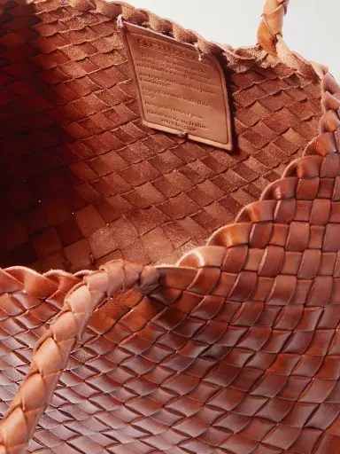 Dragon Diffusion Santa Croce Big Woven Leather Tote Bag | Thumbnail 5 Dragon Diffusion Santa Croce Big Woven Leather Tote Bag | Thumbnail 5