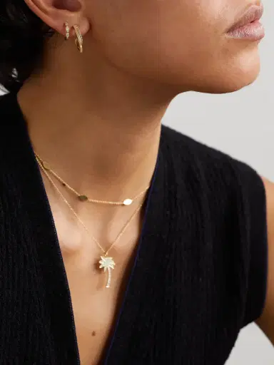 Jennifer Meyer Double Hoops 18-karat Gold Diamond Hoop Earrings | Thumbnail 4 Jennifer Meyer Double Hoops 18-karat Gold Diamond Hoop Earrings | Thumbnail 4