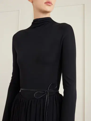 Alaïa Jersey Midi Dress | Thumbnail 4 Alaïa Jersey Midi Dress | Thumbnail 4