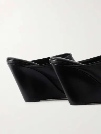 CHRISTEN 75 Stretch Leather Wedge Mules | Thumbnail 5 CHRISTEN 75 Stretch Leather Wedge Mules | Thumbnail 5