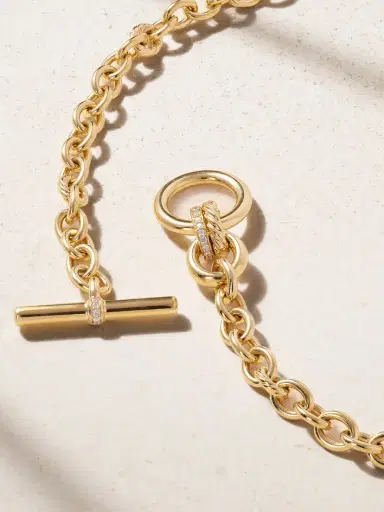 David Yurman Dy Mercer® 18-karat Gold Diamond Necklace | Thumbnail 3 David Yurman Dy Mercer® 18-karat Gold Diamond Necklace | Thumbnail 3