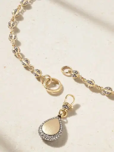 Lucy Delius 14-karat Gold Diamond Necklace | Thumbnail 3 Lucy Delius 14-karat Gold Diamond Necklace | Thumbnail 3