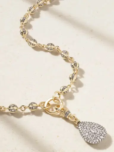 Lucy Delius 14-karat Gold Diamond Necklace | Thumbnail 4 Lucy Delius 14-karat Gold Diamond Necklace | Thumbnail 4