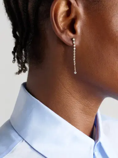 Persée 18-karat Gold Diamond Earrings | Thumbnail 2 Persée 18-karat Gold Diamond Earrings | Thumbnail 2
