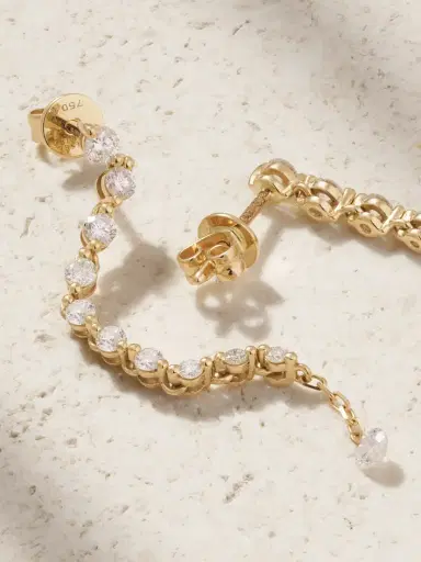 Persée 18-karat Gold Diamond Earrings | Thumbnail 3 Persée 18-karat Gold Diamond Earrings | Thumbnail 3