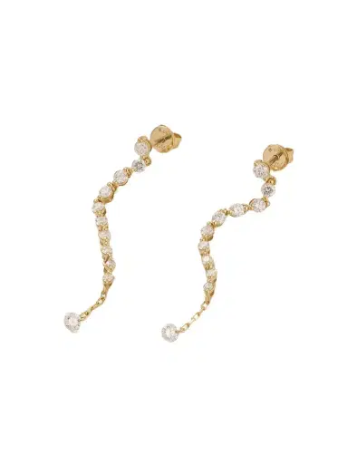 Persée 18-karat Gold Diamond Earrings | Thumbnail 1 Persée 18-karat Gold Diamond Earrings | Thumbnail 1