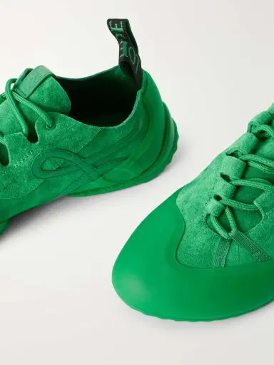 Loewe Grip Tpu And Leather-trimmed Suede Sneakers | Thumbnail 5 Loewe Grip Tpu And Leather-trimmed Suede Sneakers | Thumbnail 5