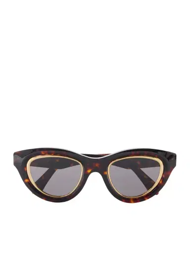 Loewe Anagram Cat-eye Tortoiseshell Acetate And Gold-tone Sunglasses | Thumbnail 1 Loewe Anagram Cat-eye Tortoiseshell Acetate And Gold-tone Sunglasses | Thumbnail 1