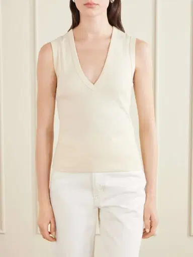 FLORE FLORE Dewi Organic Cotton-jersey Tank | Thumbnail 3 FLORE FLORE Dewi Organic Cotton-jersey Tank | Thumbnail 3