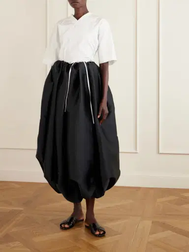 Calvin Klein Collection Lynn Cotton-poplin Wrap Blouse | Thumbnail 2 Calvin Klein Collection Lynn Cotton-poplin Wrap Blouse | Thumbnail 2