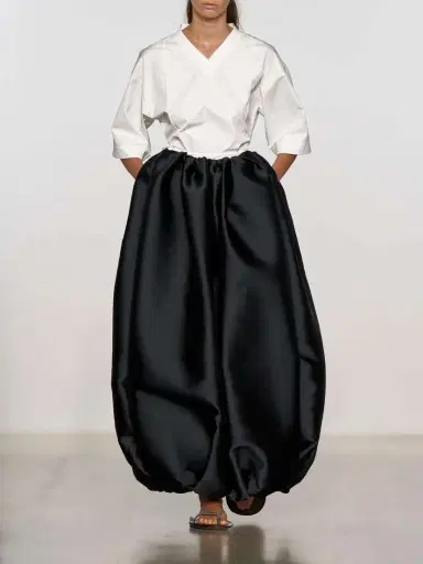 Calvin Klein Collection Lynn Cotton-poplin Wrap Blouse | Thumbnail 6 Calvin Klein Collection Lynn Cotton-poplin Wrap Blouse | Thumbnail 6