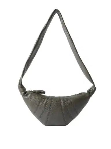 Lemaire Croissant Small Paneled Textured-leather Shoulder Bag | Thumbnail 1 Lemaire Croissant Small Paneled Textured-leather Shoulder Bag | Thumbnail 1