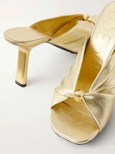 Loewe + Paula's Ibiza Metallic Leather Sandals | Thumbnail 5 Loewe + Paula's Ibiza Metallic Leather Sandals | Thumbnail 5