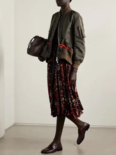 Sacai Shell Bomber Jacket | Thumbnail 2 Sacai Shell Bomber Jacket | Thumbnail 2