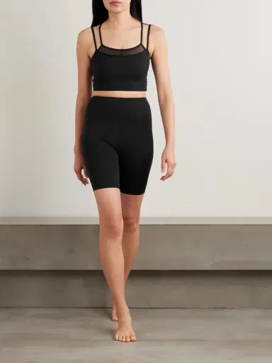 Eres Cooper Layered Tulle-trimmed Stretch-jersey Sports Bra | Thumbnail 2 Eres Cooper Layered Tulle-trimmed Stretch-jersey Sports Bra | Thumbnail 2