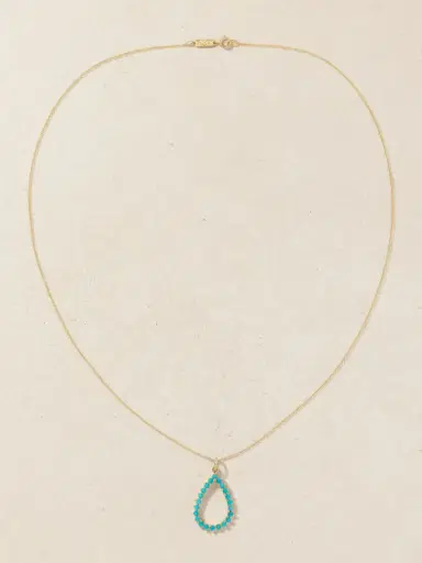 Jennifer Meyer 18-karat Gold Turquoise Necklace | Thumbnail 4 Jennifer Meyer 18-karat Gold Turquoise Necklace | Thumbnail 4