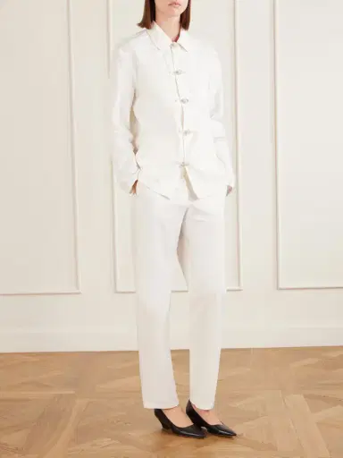 The Row Fael Cotton-poplin Straight-leg Pants | Thumbnail 2 The Row Fael Cotton-poplin Straight-leg Pants | Thumbnail 2