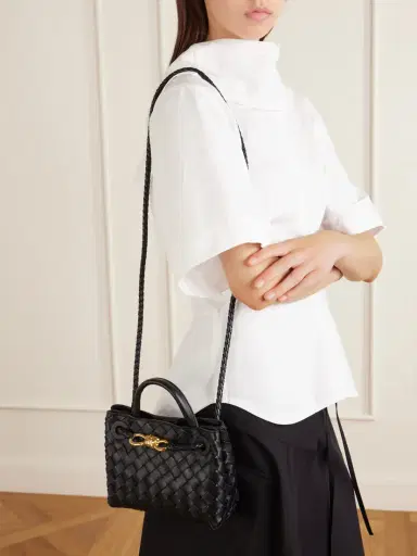 Bottega Veneta Mini Andiamo Intrecciato Leather Tote | Thumbnail 2 Bottega Veneta Mini Andiamo Intrecciato Leather Tote | Thumbnail 2