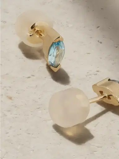 Melissa Joy Manning 14-karat Recycled Gold Topaz Earrings | Thumbnail 3 Melissa Joy Manning 14-karat Recycled Gold Topaz Earrings | Thumbnail 3