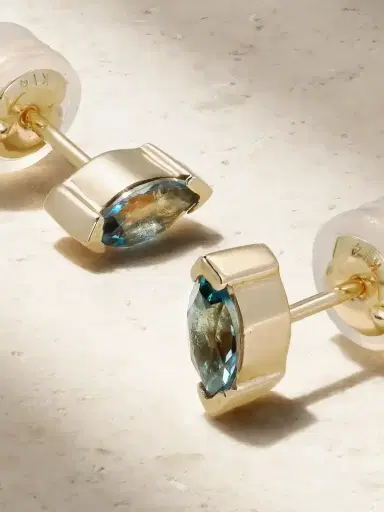 Melissa Joy Manning 14-karat Recycled Gold Topaz Earrings | Thumbnail 4 Melissa Joy Manning 14-karat Recycled Gold Topaz Earrings | Thumbnail 4