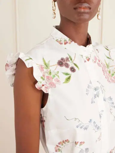 Erdem Floral-print Cotton-poplin Shirt | Thumbnail 5 Erdem Floral-print Cotton-poplin Shirt | Thumbnail 5