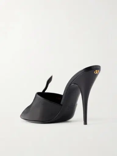 Valentino Garavani Coeur Vipère 105 Crystal-embellished Leather Mules | Thumbnail 3 Valentino Garavani Coeur Vipère 105 Crystal-embellished Leather Mules | Thumbnail 3