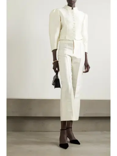 DESTREE Amoako Cropped Faille Jacket | Thumbnail 2 DESTREE Amoako Cropped Faille Jacket | Thumbnail 2