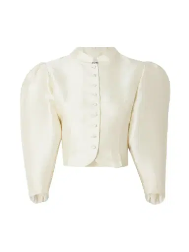 DESTREE Amoako Cropped Faille Jacket | Thumbnail 1 DESTREE Amoako Cropped Faille Jacket | Thumbnail 1
