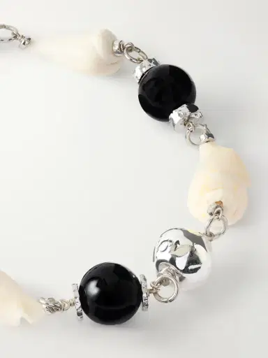 TOHUM Samsara Gold-plated, Seashell And Ceramic Necklace | Thumbnail 4 TOHUM Samsara Gold-plated, Seashell And Ceramic Necklace | Thumbnail 4