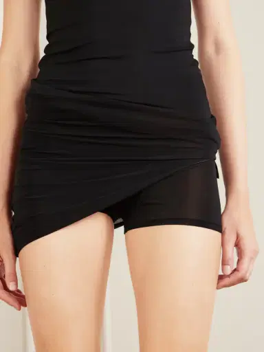 Gucci Asymmetric Gathered Jersey Shorts | Thumbnail 5 Gucci Asymmetric Gathered Jersey Shorts | Thumbnail 5