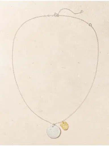 Alighieri The Collisione Recycled Silver And Gold-plated Necklace | Thumbnail 4 Alighieri The Collisione Recycled Silver And Gold-plated Necklace | Thumbnail 4