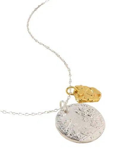 Alighieri The Collisione Recycled Silver And Gold-plated Necklace | Thumbnail 1 Alighieri The Collisione Recycled Silver And Gold-plated Necklace | Thumbnail 1