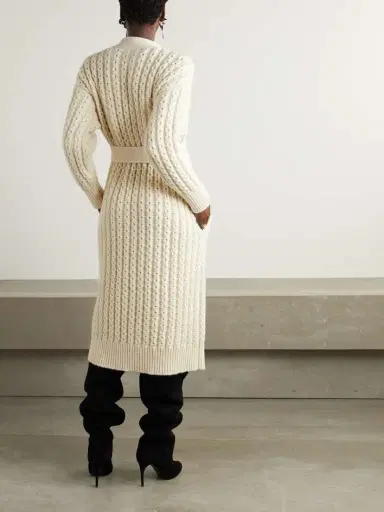 Alaïa Oversized Wool Cardigan | Thumbnail 4 Alaïa Oversized Wool Cardigan | Thumbnail 4
