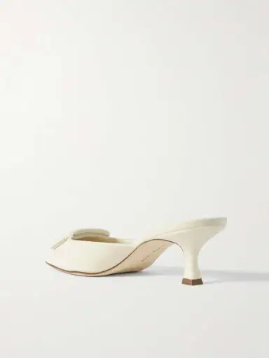 Manolo Blahnik Maysale 50 Buckled Velvet Mules | Thumbnail 3 Manolo Blahnik Maysale 50 Buckled Velvet Mules | Thumbnail 3