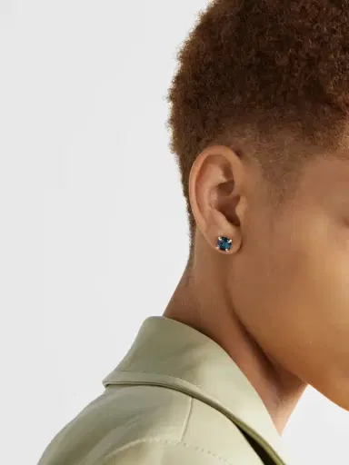 David Yurman Châtelaine 18-karat Gold, Diamond And Topaz Earrings | Thumbnail 2 David Yurman Châtelaine 18-karat Gold, Diamond And Topaz Earrings | Thumbnail 2