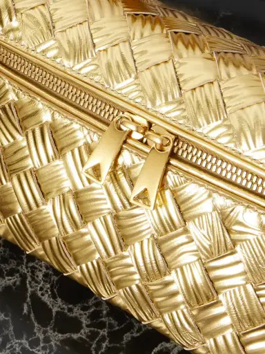 Bottega Veneta Bang Bang Intrecciato Metallic Leather Tote | Thumbnail 4 Bottega Veneta Bang Bang Intrecciato Metallic Leather Tote | Thumbnail 4
