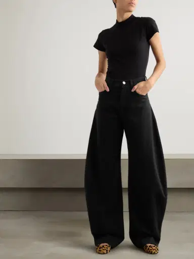 Alaïa High-rise Barrel-leg Jeans | Thumbnail 2 Alaïa High-rise Barrel-leg Jeans | Thumbnail 2