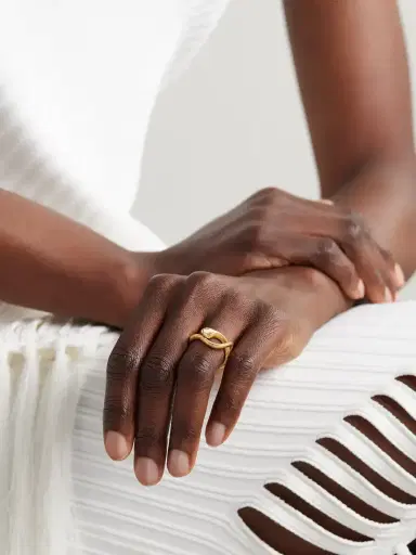 OLE LYNGGAARD COPENHAGEN Small Snakes 18-karat Gold Diamond Ring | Thumbnail 2 OLE LYNGGAARD COPENHAGEN Small Snakes 18-karat Gold Diamond Ring | Thumbnail 2