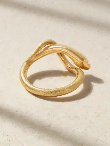 OLE LYNGGAARD COPENHAGEN Small Snakes 18-karat Gold Diamond Ring | Thumbnail 3 OLE LYNGGAARD COPENHAGEN Small Snakes 18-karat Gold Diamond Ring | Thumbnail 3