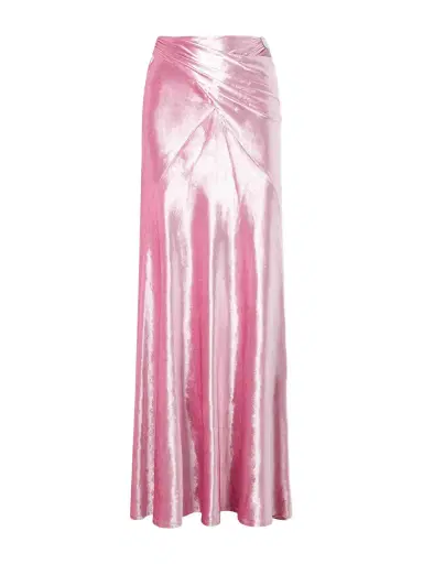 Rabanne Wrap-effect Crystal-embellished Velvet Maxi Skirt | Thumbnail 1 Rabanne Wrap-effect Crystal-embellished Velvet Maxi Skirt | Thumbnail 1