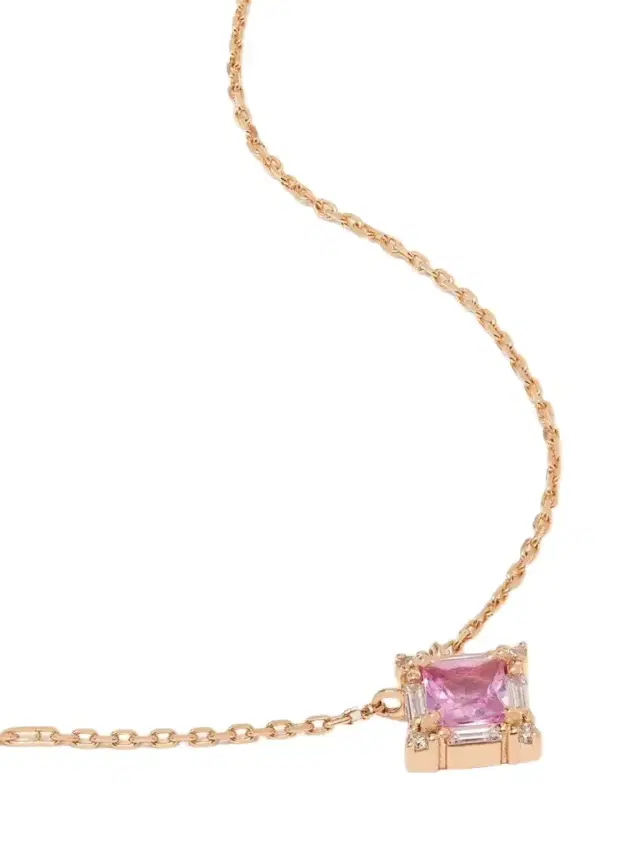 18-karat Rose Gold, Sapphire And Diamond Necklace 18-karat Rose Gold, Sapphire And Diamond Necklace