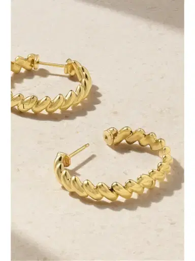 Anita Ko 18-karat Gold Hoop Earrings | Thumbnail 3 Anita Ko 18-karat Gold Hoop Earrings | Thumbnail 3