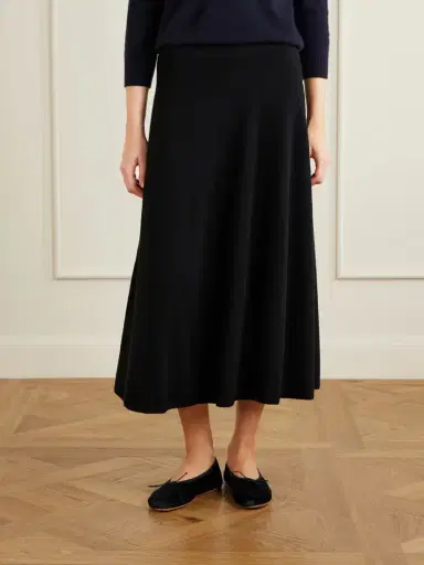 The Row Masini Cashmere-blend Midi Skirt | Thumbnail 3 The Row Masini Cashmere-blend Midi Skirt | Thumbnail 3