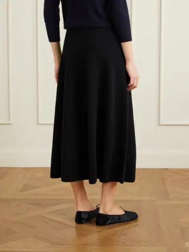 The Row Masini Cashmere-blend Midi Skirt | Thumbnail 4 The Row Masini Cashmere-blend Midi Skirt | Thumbnail 4