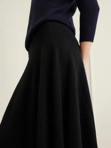 The Row Masini Cashmere-blend Midi Skirt | Thumbnail 5 The Row Masini Cashmere-blend Midi Skirt | Thumbnail 5