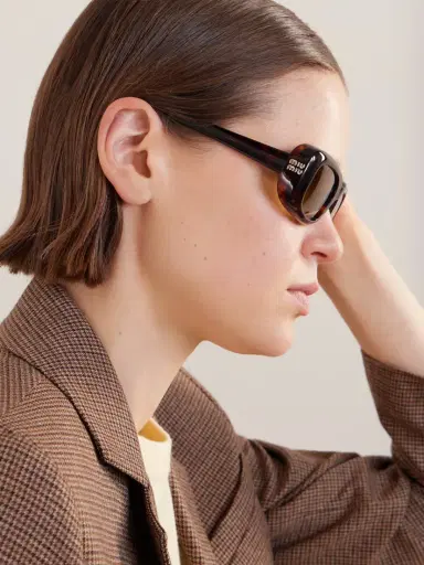 Miu Miu Eyewear Square-frame Acetate Sunglasses | Thumbnail 5 Miu Miu Eyewear Square-frame Acetate Sunglasses | Thumbnail 5